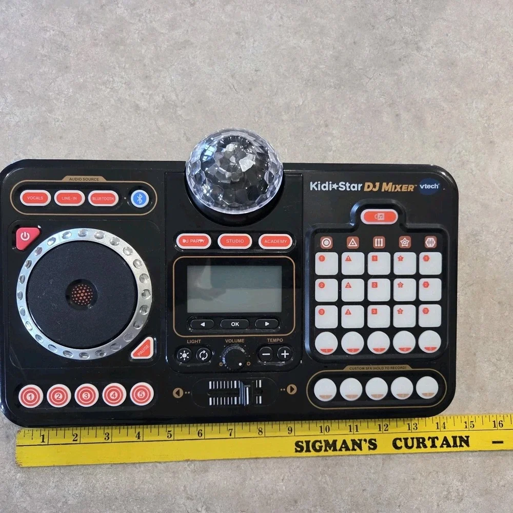 VTech Kidi Star DJ Mixer Musical Electronic Kid's Music Art Toy Hip Hop Tested